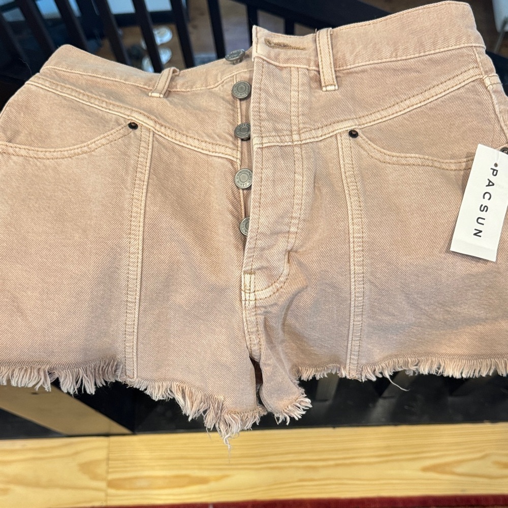 PacSun Women's Button Fly Jean Shorts